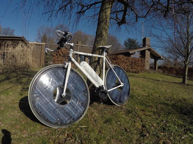 Solor Bike Outside