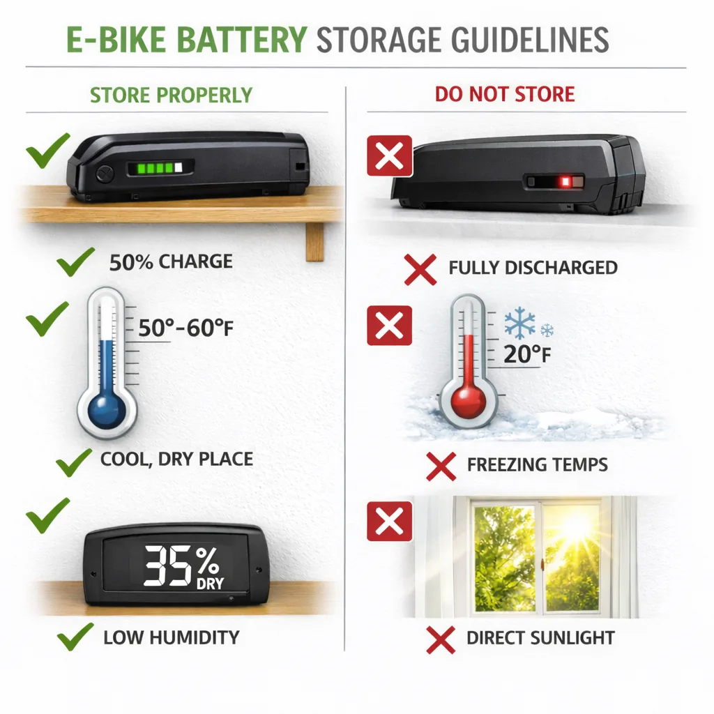 Battery maintenance guide for e-bikes