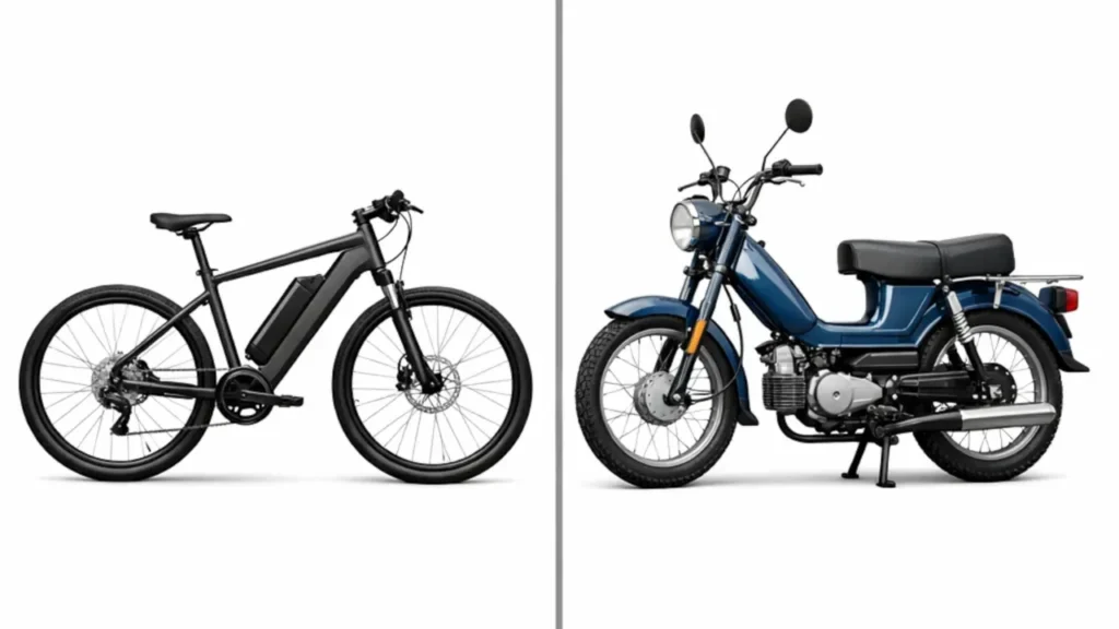 E-Bike vs. Motorcycle Comparison