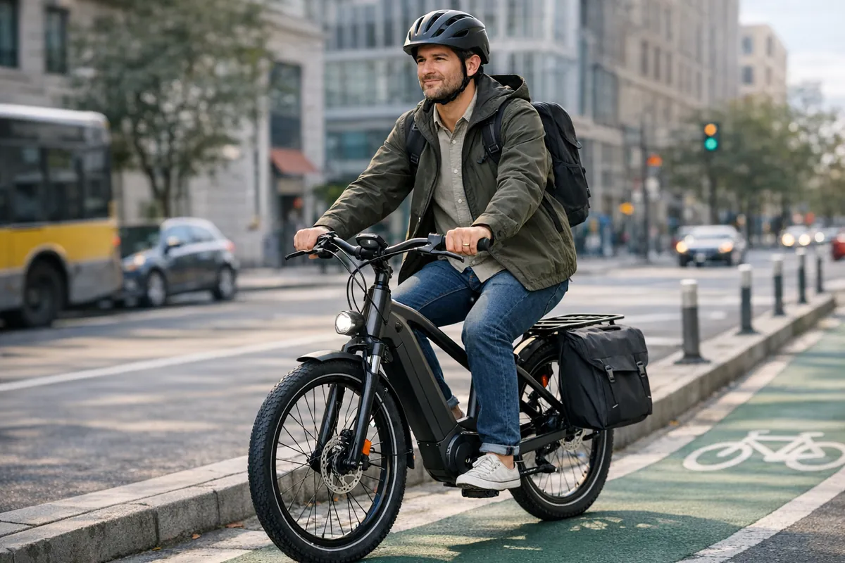 Best ebike for commuting shown as a practical electric bike for daily city travel