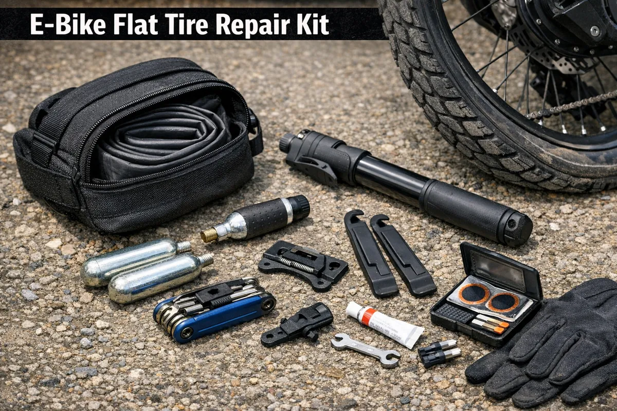what to carry for an e-bike flat tire