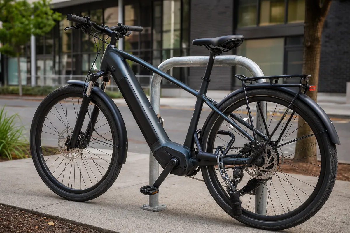 Best lock for ebike security on a city bike rack