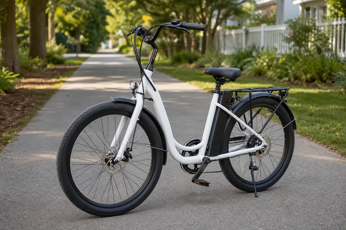 Best ebike for seniors with a step-through frame and upright riding position