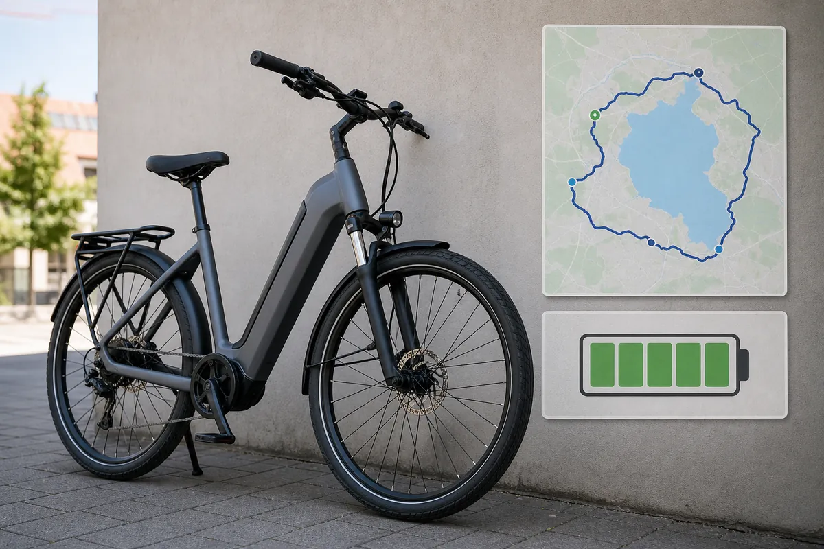 Electric bike battery range for a full day of riding
