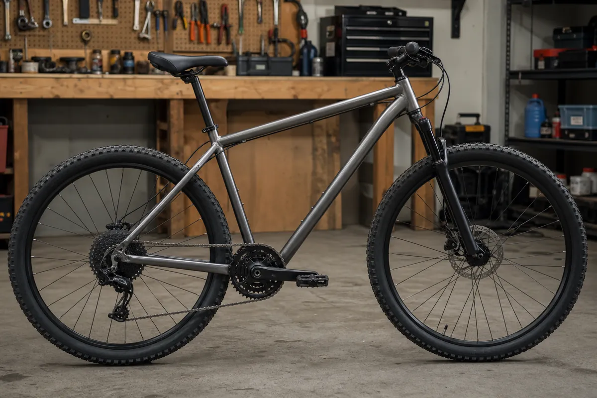 Best bicycle for motorized bike conversion with an open steel frame and room for a kit